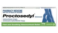 بروكتوسيديل (Proctosedyl) لعلاج البواسير الداخلية والخارجية