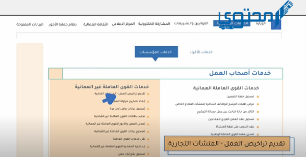 كيفية إصدار تصريح لمزاولة العمل التجاري القوى العاملة سلطنة عمان