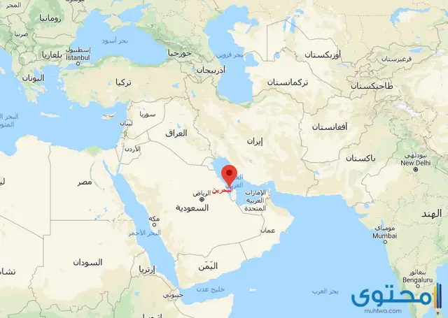 خريطة البحرين 