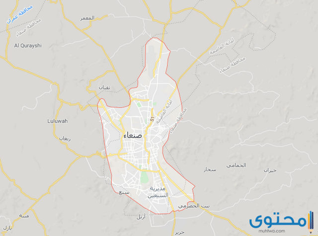خريطة اليمن