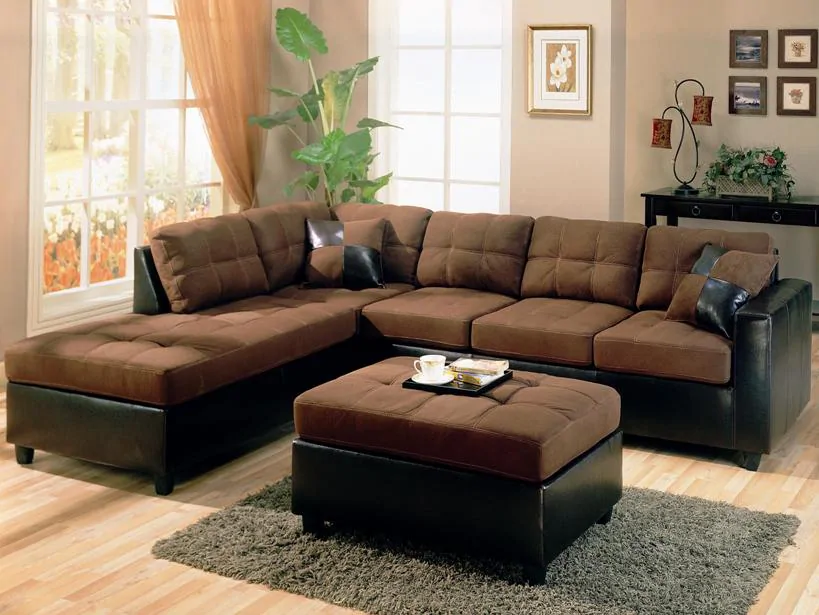 Brown Furniture For Family Room Design