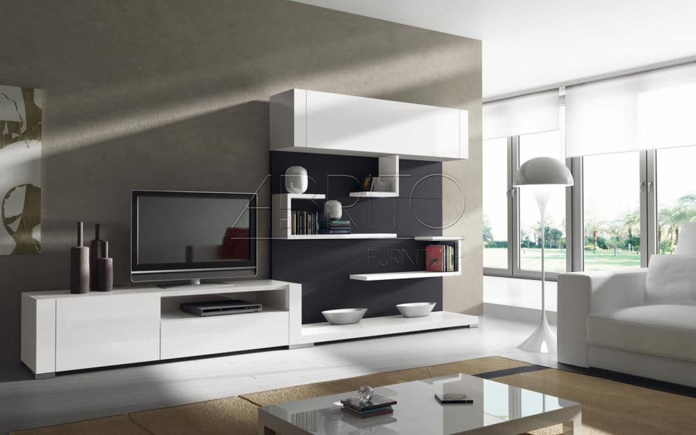 Modern Living Room Interior Design Tips tv wall unit 05