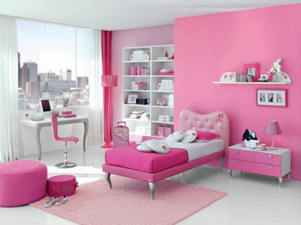 Pink Bed Room Wallpapers