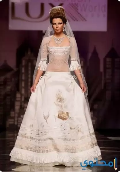 فستان الزفاف من تصميم زاكي بن عبود