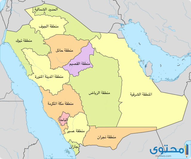 أكبر المحافظات في السعودية