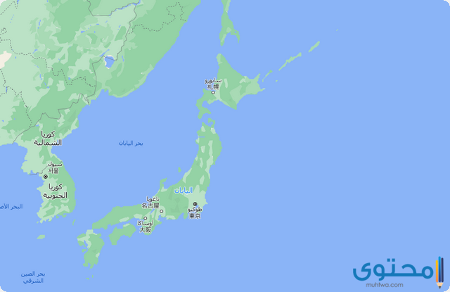 خريطة اليابان