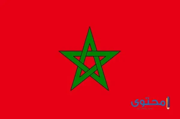 رسومات علم المغرب للتلوين4