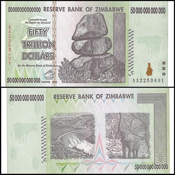 عملة زيمبابوي 