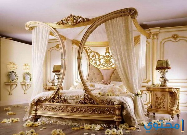 أحدث ديكورات غرف النوم للعرسان