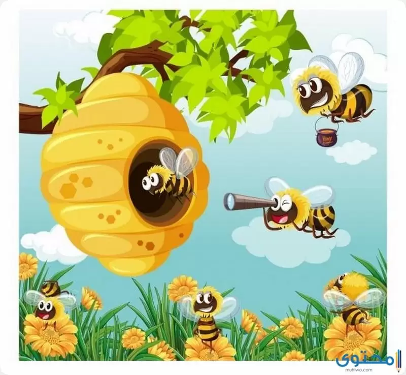 قصة خلية النحل