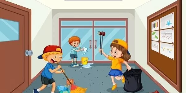 تعبير جديد عن نظافة المدرسة